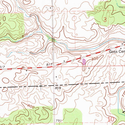 United States Geological Survey Fayette, OH-MI (1960, 24000-Scale) digital map