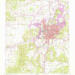 United States Geological Survey Fayetteville, AR (1958, 24000-Scale) digital map