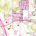 United States Geological Survey Fayetteville, AR (1958, 24000-Scale) digital map