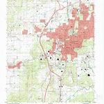 United States Geological Survey Fayetteville, AR (1995, 24000-Scale) digital map