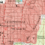 United States Geological Survey Fayetteville, AR (1995, 24000-Scale) digital map