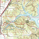 United States Geological Survey Fayetteville, AR-OK-MO (1979, 100000-Scale) digital map