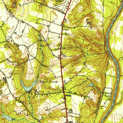 United States Geological Survey Fayetteville, NC (1948, 62500-Scale) digital map