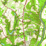 United States Geological Survey Fayetteville, NC (1957, 62500-Scale) digital map