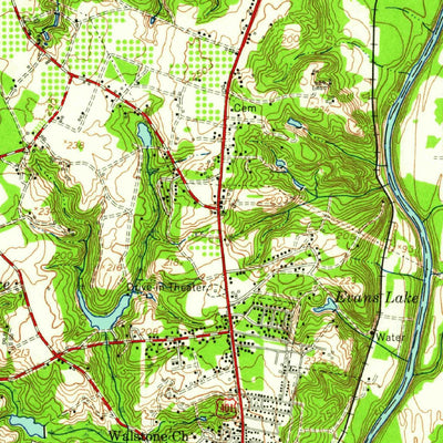 United States Geological Survey Fayetteville, NC (1957, 62500-Scale) digital map
