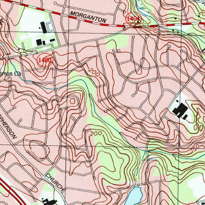 United States Geological Survey Fayetteville, NC (1997, 24000-Scale) digital map