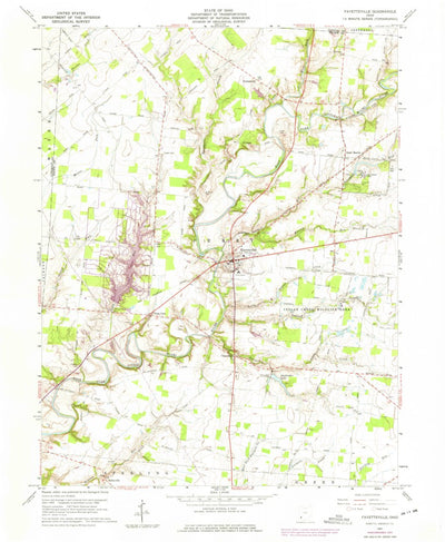 United States Geological Survey Fayetteville, OH (1960, 24000-Scale) digital map