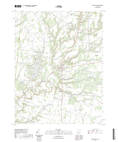 United States Geological Survey Fayetteville, OH (2023, 24000-Scale) digital map