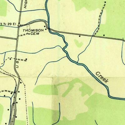 United States Geological Survey Fayetteville, TN (1936, 24000-Scale) digital map