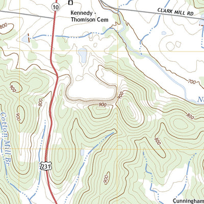 United States Geological Survey Fayetteville, TN (2022, 24000-Scale) digital map
