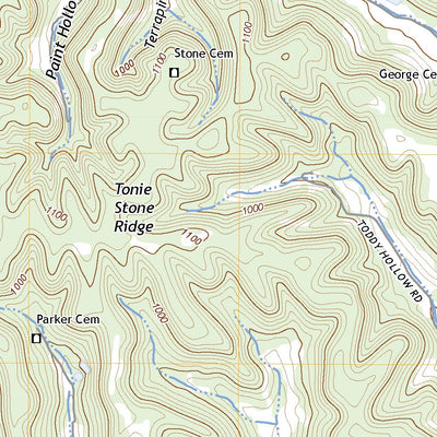 United States Geological Survey Fayetteville, TN (2022, 24000-Scale) digital map