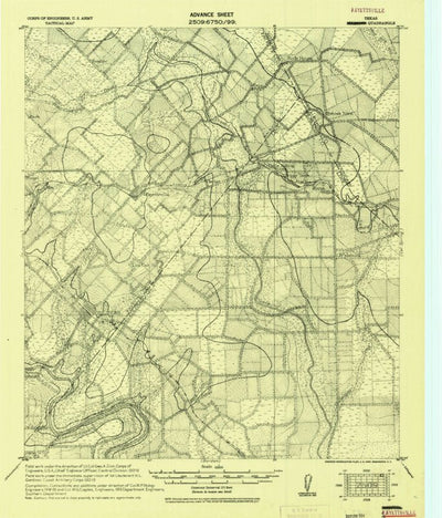 United States Geological Survey Fayetteville, TX (1919, 62500-Scale) digital map