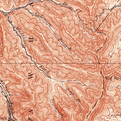 United States Geological Survey Fayetteville, WV (1931, 62500-Scale) digital map