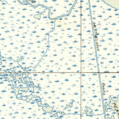 United States Geological Survey Fearman Lake, LA (1954, 31680-Scale) digital map