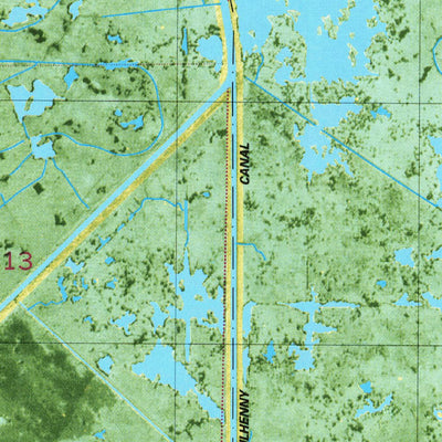 United States Geological Survey Fearman Lake, LA (1979, 24000-Scale) digital map