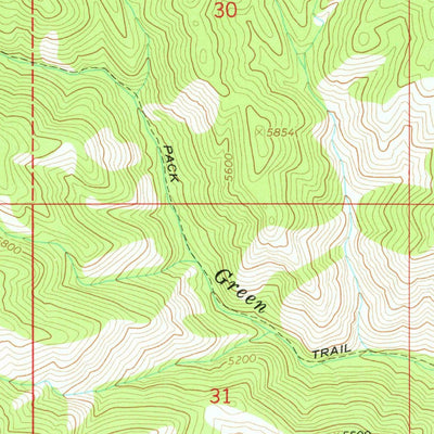 United States Geological Survey Featherville, ID (1964, 24000-Scale) digital map