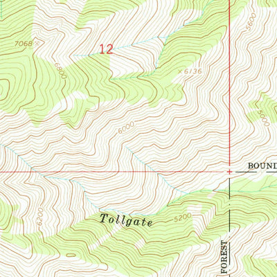 United States Geological Survey Featherville, ID (1964, 24000-Scale) digital map