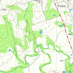 United States Geological Survey Fedor, TX (1982, 24000-Scale) digital map