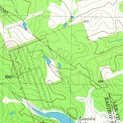 United States Geological Survey Fedor, TX (1982, 24000-Scale) digital map