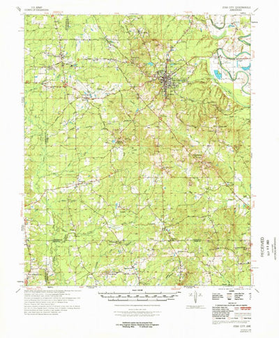 United States Geological Survey Feenyville, AR (1978, 62500-Scale) digital map