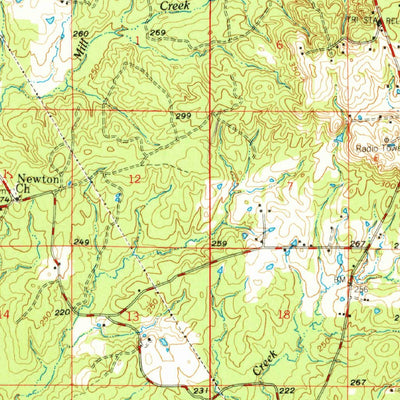 United States Geological Survey Feenyville, AR (1978, 62500-Scale) digital map
