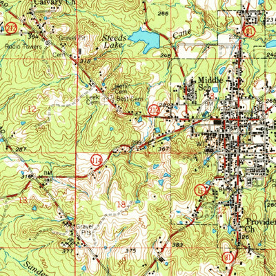 United States Geological Survey Feenyville, AR (1978, 62500-Scale) digital map