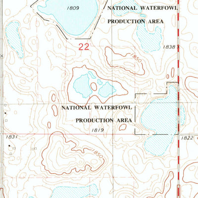 United States Geological Survey Feinstein Lake, SD (1978, 24000-Scale) digital map