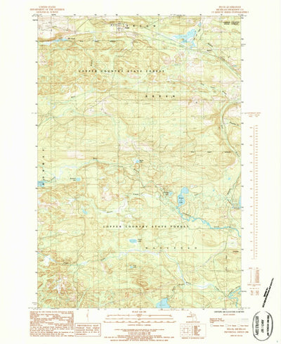 United States Geological Survey Felch, MI (1986, 24000-Scale) digital map