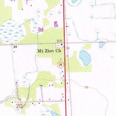 United States Geological Survey Felda, FL (1958, 24000-Scale) digital map