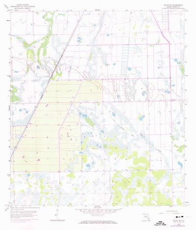 United States Geological Survey Felda NE, FL (1958, 24000-Scale) digital map