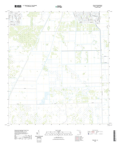 United States Geological Survey Felda NE, FL (2021, 24000-Scale) digital map