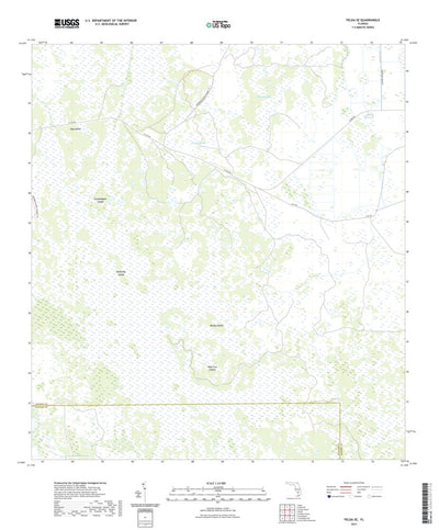 United States Geological Survey Felda SE, FL (2021, 24000-Scale) digital map