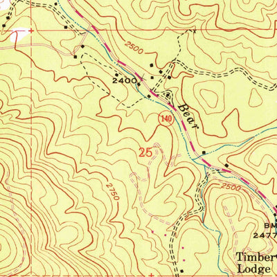 United States Geological Survey Feliciana Mountain, CA (1947, 24000-Scale) digital map