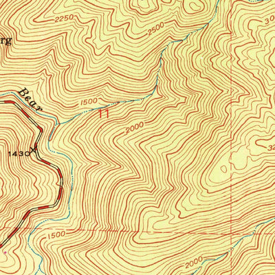 United States Geological Survey Feliciana Mountain, CA (1947, 24000-Scale) digital map