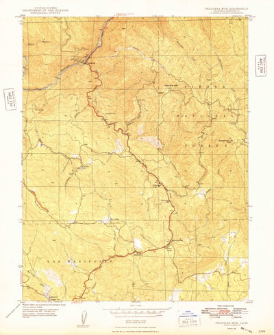 United States Geological Survey Feliciana Mountain, CA (1948, 24000-Scale) digital map