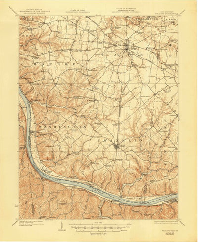 United States Geological Survey Felicity, OH-KY (1931, 62500-Scale) digital map