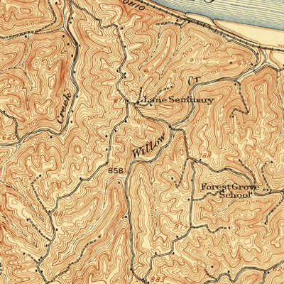 United States Geological Survey Felicity, OH-KY (1931, 62500-Scale) digital map