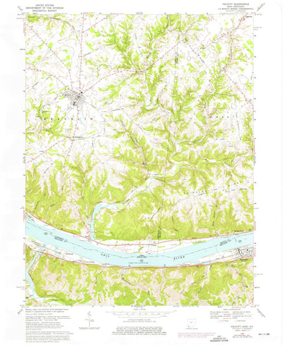 United States Geological Survey Felicity, OH-KY (1968, 24000-Scale) digital map