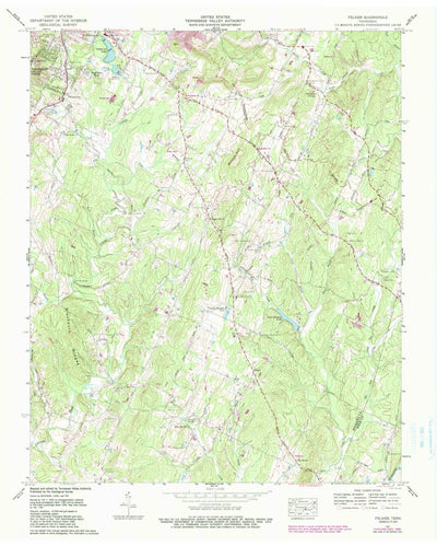 United States Geological Survey Felker, TN (1967, 24000-Scale) digital map