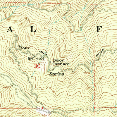 United States Geological Survey Felkner Hill, CA (1968, 24000-Scale) digital map