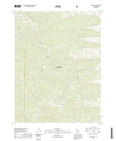 United States Geological Survey Felkner Hill, CA (2021, 24000-Scale) digital map