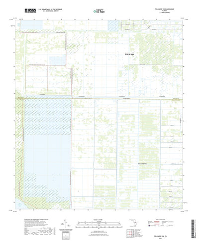United States Geological Survey Fellsmere SW, FL (2021, 24000-Scale) digital map