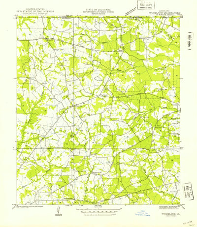 United States Geological Survey Felps, LA-MS (1941, 31680-Scale) digital map