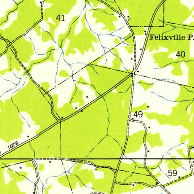 United States Geological Survey Felps, LA-MS (1941, 31680-Scale) digital map