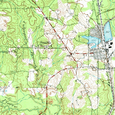 United States Geological Survey Felsenthal, AR-LA (1934, 62500-Scale) digital map