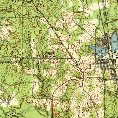 United States Geological Survey Felsenthal, AR-LA (1938, 62500-Scale) digital map