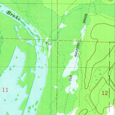 United States Geological Survey Felsenthal Dam, AR-LA (1981, 24000-Scale) digital map