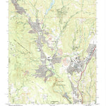United States Geological Survey Felton, CA (1991, 24000-Scale) digital map