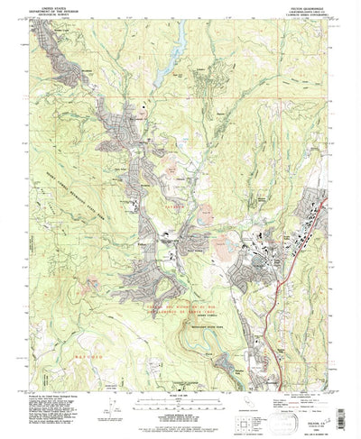 United States Geological Survey Felton, CA (1991, 24000-Scale) digital map