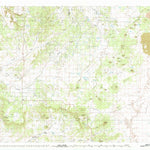 United States Geological Survey Fence Lake, NM (1981, 100000-Scale) digital map